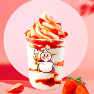 super sundae dâu tây